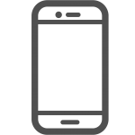 Illustriertes Smartphone, Icon für Firmenhandy bei AutOptik.